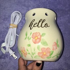 Flower wax warmer